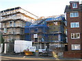 Flats under construction, 341 London Road