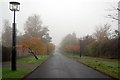 Road beside The Hill House