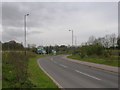 View west down Wolston Lane towards A45