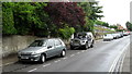 Parked cars in Station Approach