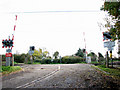 Level crossing west of Grove Farm, Gissing