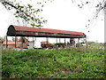 Large Dutch barn at Dairy Farm, Heywood Road