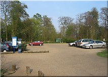 TG2507 : Visitor centre car park by Mr Ignavy
