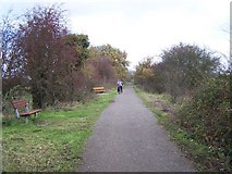 SK2733 : Sustrans Cycle Route 54 by Geoff Pick