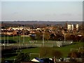 Looking towards Watnall from Kimberley cemetery