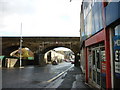 The rail bridge over Whalley Road, Accrington