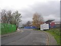 Looking back along Phoenix Way - off Dick Lane