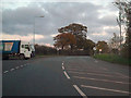 SJ4571 : Warrington Road, Bridge Trafford by David Dixon