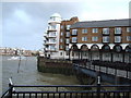 Thames riverside apartments at Rotherhithe, London