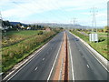 Heads of the Valleys Road heading west from Cadfor