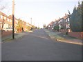 Looking up Peckover Drive