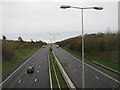 TR1437 : M20 Motorway to Folkestone by David Anstiss
