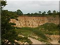 SK9742 : Limestone quarry, off High Dike,  Ancaster by Stefan Czapski