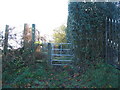 Footpath gateway, Church Lane