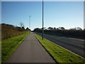 Looking south along the A165