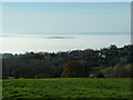 Temperature inversion below Clee Hill