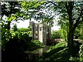 Boarstall Tower and the moat