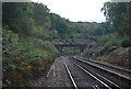 Footbridge across the Hastings line