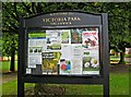 Victoria Park notice board