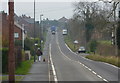 Shuttlewood Road rising towards Bolsover