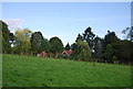 Buckhurst Manor seen from the Sussex Border Path