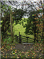 Public footpath junction