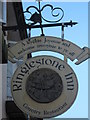 TQ8755 : Ringlestone Inn Pub Sign by David Anstiss