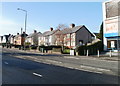 Cardiff : Cowbridge Road West houses between Crown House and Wilson Road