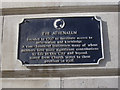 Plaque on The Athenaeum in Church Alley