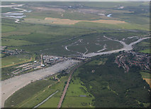 TQ7885 : Aerial view of Canvey Island and Benfleet by terry joyce