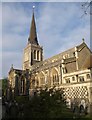 TQ2471 : St Mary's church, Wimbledon by Derek Harper