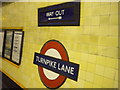 Signage, Turnpike Lane Underground Station