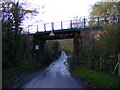 TM4080 : Railway Bridge on Westhall Road by Geographer