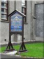D1010 : Notice board, Cloughwater Presbyterian Church by Kenneth  Allen