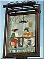 The Chequers sign