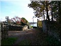 Castle Hill lane at the entrance to Dundrum Castle