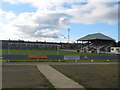 NZ2226 : Shildon Football Club ground in Dean Street by peter robinson