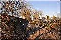 The track towards Lower Barn Farm