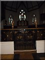 Alton- All Saints: looking from the nave into the chancel