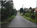 Houses at the SW end of Newtown Road