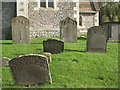 Carved headstones, St Mary