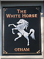 The White Horse sign