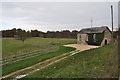 Fenny Bridges : Small Building & Fields