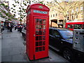 Telephone box, Hampstead High Street