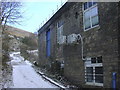 Lane at rear of Stoneswood Mill (Inchfield Pasture Cotton Mill) Bacup Road, Todmorden