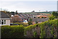 Feniton : Rooftops from Green Lane