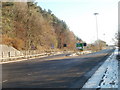 Fork in the road ahead, near NW edge of Tongwynlais