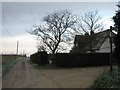 Footpath junction on Preston Road