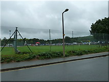 TQ1630 : Looking from Cricketfield Road towards the tennios courts by Basher Eyre