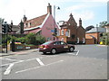 Taxi at the top of Lime Kiln Quay Road